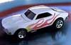 White 67 Camaro with red fade to yellow flames C4