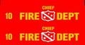 Olds 442 Fire Chief  decal