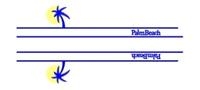 Motor Home Palm Beach decal