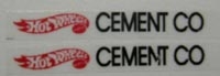 Cement Mixer Decal