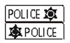 Olds 442 Police Decal