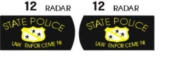Old 442 Police Decal Set