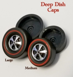 Deep Dish Cap Wheels  (choose size)