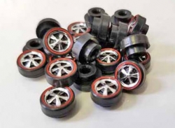 Redline Wheels Chrome Deep Dish Bearing Small  (bag of 24)