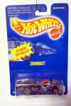 1992 Hot Wheels Blue Card ZOMBOT No.224 STANDS OR ROLLS ~ ULTRA HOT WHEELS